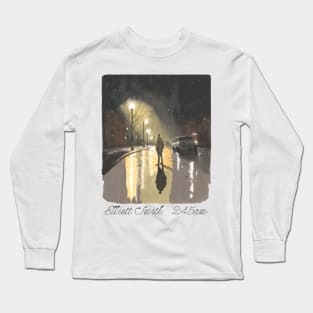 Elliott Smith 2:45am  / 90s Aesthetic Design Long Sleeve T-Shirt